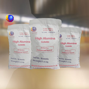 High alumina refractory castable