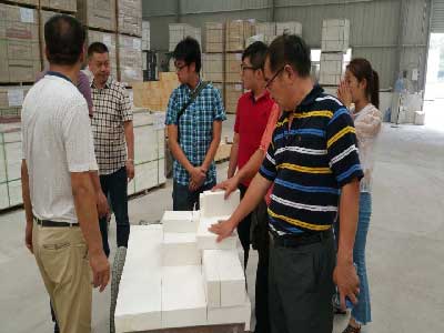 Zircon Brick Customer visit RS factory